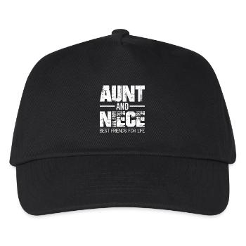aunt and niece best friends for life - Kids’ Baseball Cap - black - Front