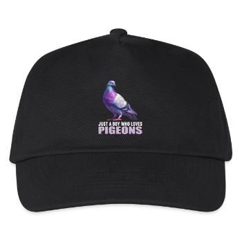 Pigeons Pigeon - Casquette de baseball Enfant - noir - Devant