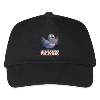 Pigeons Pigeon - Kids’ Baseball Cap - black - Front