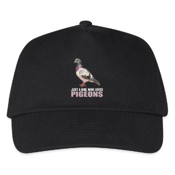 Pigeons Pigeon - Kids’ Baseball Cap - black - Front
