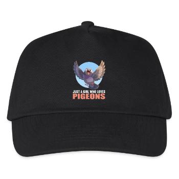 Pigeons Pigeon - Kids’ Baseball Cap - black - Front