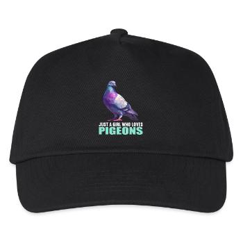 Pigeons Pigeon - Kids’ Baseball Cap - black - Front