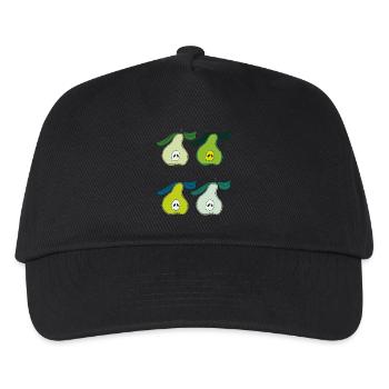 Pear Wood Colorful - Kids’ Baseball Cap - black - Front
