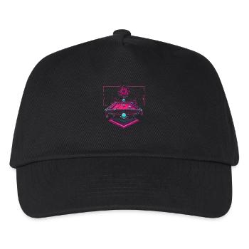 Billard Steampunk Look - Kinder Basecap - Schwarz - Vorne