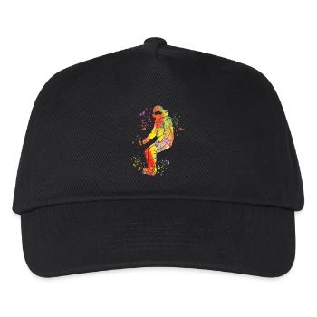 Snowboarder Snowboarding Snowboard - Kinder Basecap - Schwarz - Vorne