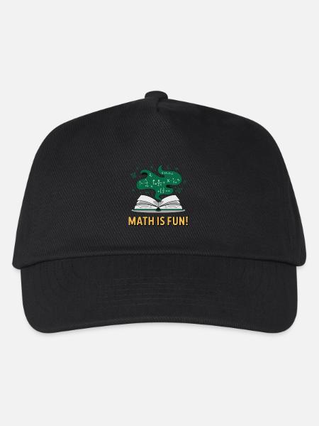 MATHEMATIK - Kinder Basecap - Schwarz