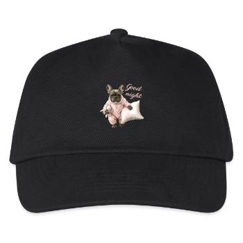 French Bulldog Good Night Sweet Dream - Kids’ Baseball Cap - black - Front