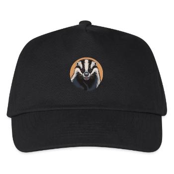 Angry Badger Wild Honey Animal Fearless Fierce - Kids’ Baseball Cap - black - Front
