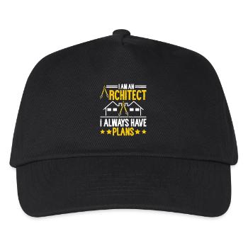 Architecte - Casquette de baseball Enfant - noir - Devant