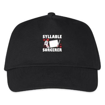 Syllable Magician Poetry Slam - Kids’ Baseball Cap - black - Front