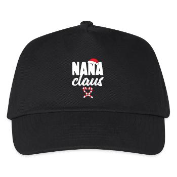 Nana Claus Funny Christmas Holiday Gifts - Kids’ Baseball Cap - black - Front