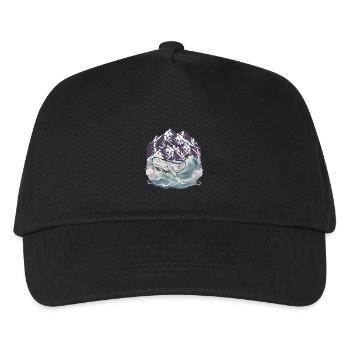 Marine Mammal Whale Fish Fish Sea - Kids’ Baseball Cap - black - Front