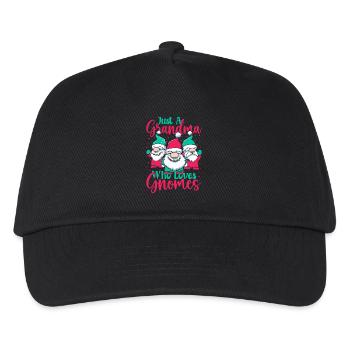 Garden Gnome Costume Grandmas Hang Out With Gnome - Kids’ Baseball Cap - black - Front