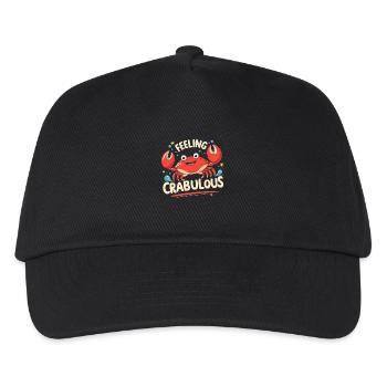 Feeling Crabulous - Kids’ Baseball Cap - black - Front