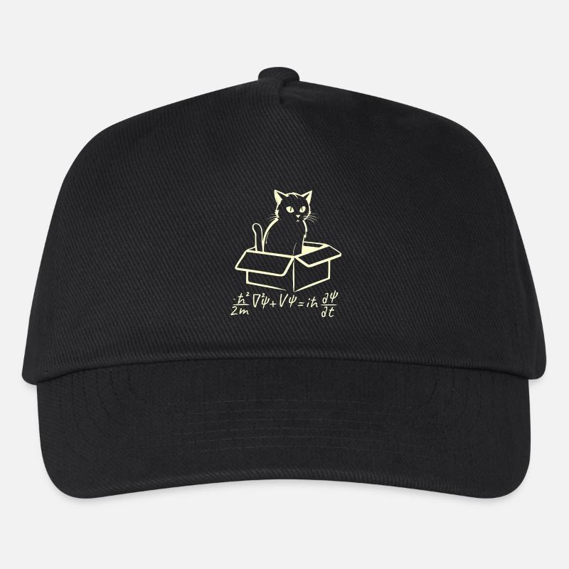 Schrödingers Katze - Kinder Basecap - Schwarz