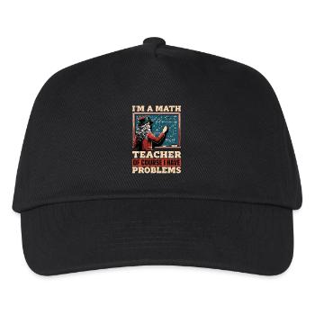 Mathématicien Je suis professeur de mathématiques Statisticien - Casquette de baseball Enfant - noir - Devant