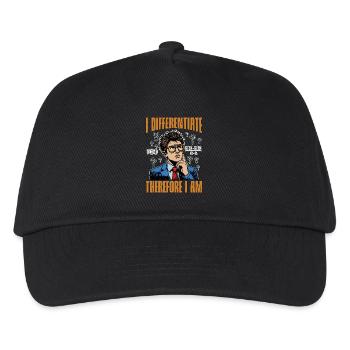 Mathématicien Je différencie donc Tuteur en mathématiques - Casquette de baseball Enfant - noir - Devant