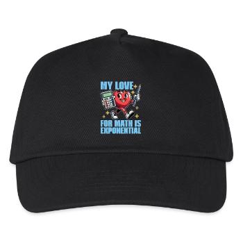 Mathématicien Mon amour pour les mathématiques est mathématique - Casquette de baseball Enfant - noir - Devant