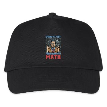 Mathematician Chaos Is Just Misunderstood Geometry - Kids’ Baseball Cap - black - Front