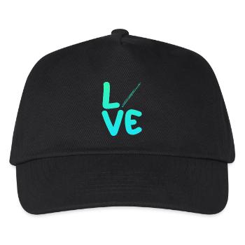 Flute player - Kids’ Baseball Cap - black - Front