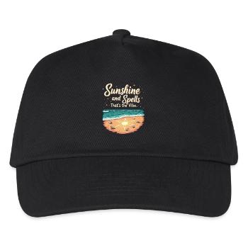 Été, Sorcières, Plage, Sorcière, Esthétique, Soleil, Magie - Casquette de baseball Enfant - noir - Devant