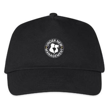 Unter neuer Leitung Hochzeit Design - Kinder Basecap - Schwarz - Vorne