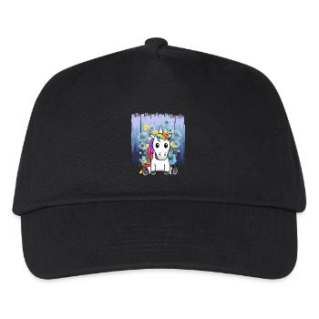 Unicorn Nature Nature Lover Unicorns Kids Child - Kids’ Baseball Cap - black - Front