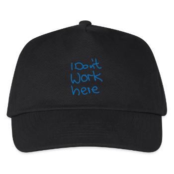 Funny - Kids’ Baseball Cap - black - Front