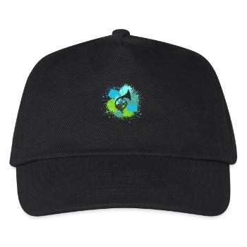 Horn player French horn - Kids’ Baseball Cap - black - Front