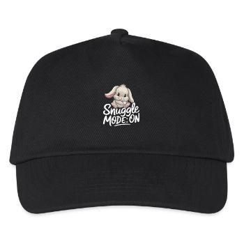 Cuddle Alarm: Snuggle Mode On Cute - Kids’ Baseball Cap - black - Front