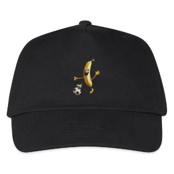 Banane - Kinder Basecap - Schwarz - Vorne
