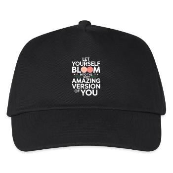 Laissez-vous épanouir dans la meilleure version - Casquette de baseball Enfant - noir - Devant
