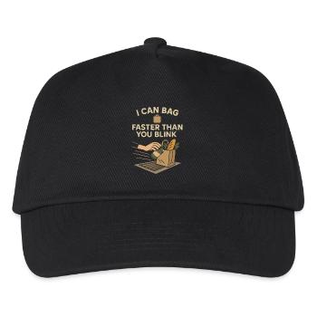 The Competitive Food Shopper Fast Cart - Kids’ Baseball Cap - black - Front