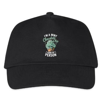 Mint Chocolate Cream Fan - Kids’ Baseball Cap - black - Front