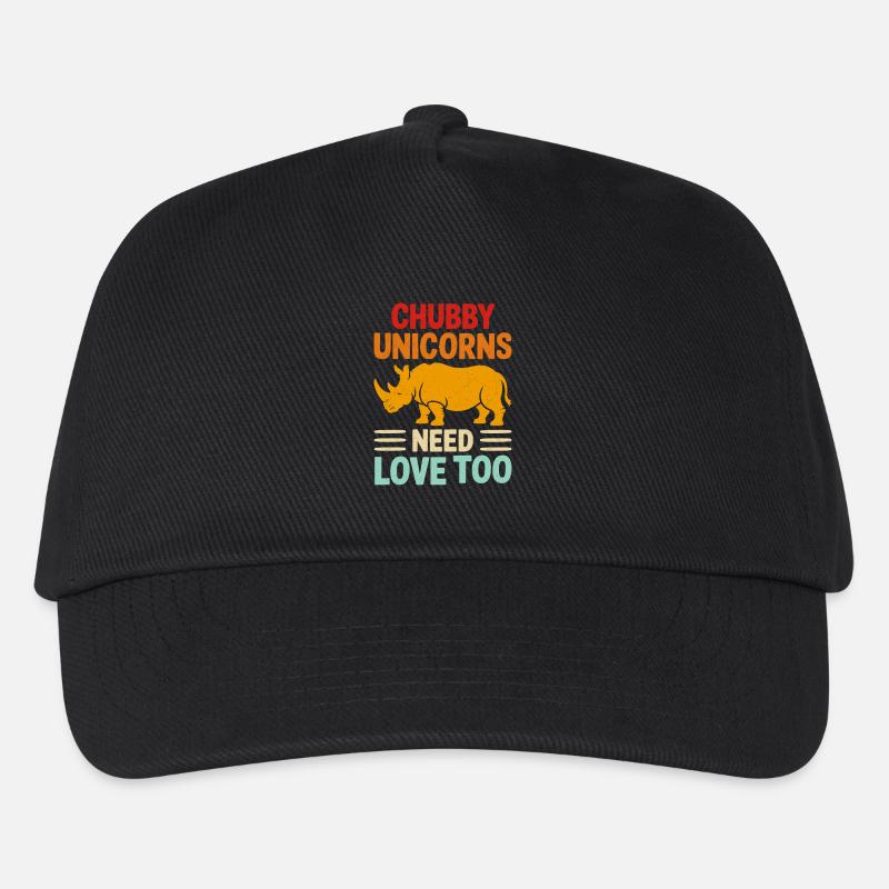 Nashorn - Kinder Basecap - Schwarz