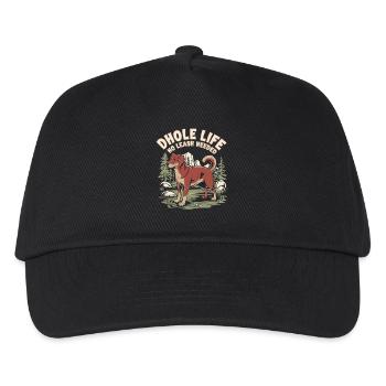 Dhole Lover Wildlife Canid Asiatic Wild Dog - Kids’ Baseball Cap - black - Front