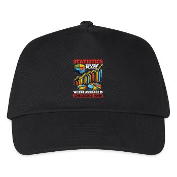Statistics The Only Place Accountant Statistician - Kids’ Baseball Cap - black - Front