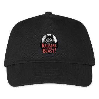 RELEASE YOUR BEAST - Kids’ Baseball Cap - black - Front