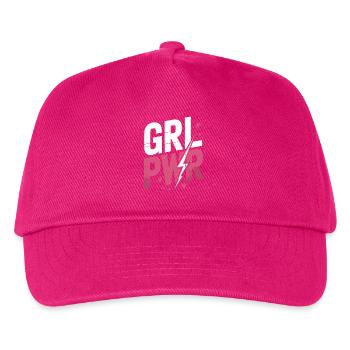 Femmes Pouvoir GRL PWR Fille Patriarcat Féminisme - Casquette de baseball Enfant - fuchsia - Devant