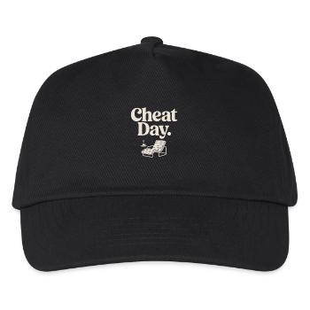 Cheat Day Fitness Enjoyment Break Training Workout - Kids’ Baseball Cap - black - Front
