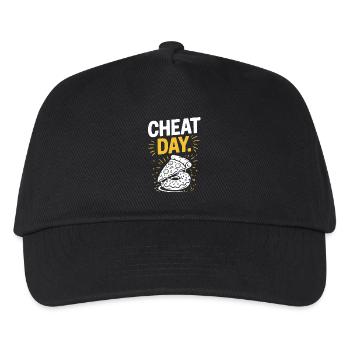 Cheat Day Fitness Enjoyment Break Training Workout - Kids’ Baseball Cap - black - Front