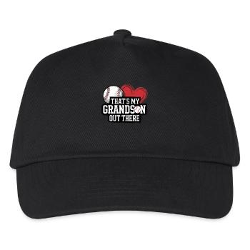 Baseball Grandma Grandma Baseball Player Grandma Grandmother - Kids’ Baseball Cap - black - Front