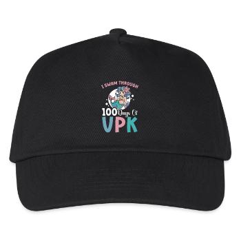 Ich Schwamm 100 Tage VPK Durch - Kinder Basecap - Schwarz - Vorne