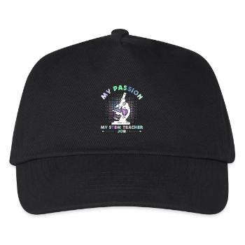STEM Teacher My Passion My STEM Computer Science - Kinder Basecap - Schwarz - Vorne