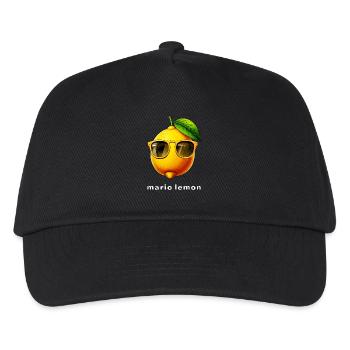 LEMON mario lemon - Kids’ Baseball Cap - black - Front