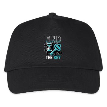 Escape Room Find The Key - Kids’ Baseball Cap - black - Front