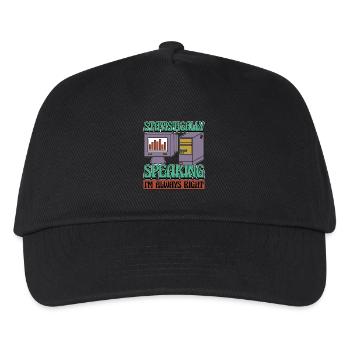 Statistician Statistically Speaking Data Analysis - Kids’ Baseball Cap - black - Front