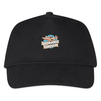 Zum Ersten Mal Fliegen Travel Memory Sky - Kinder Basecap - Schwarz - Vorne