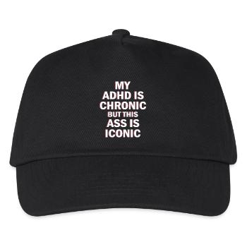ADHD - Kids’ Baseball Cap - black - Front