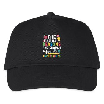 Les petites raisons me suffisent - Casquette de baseball Enfant - noir - Devant